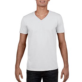 64V00 Gildan 4.5oz 100% Softstyle® Adult V-Neck