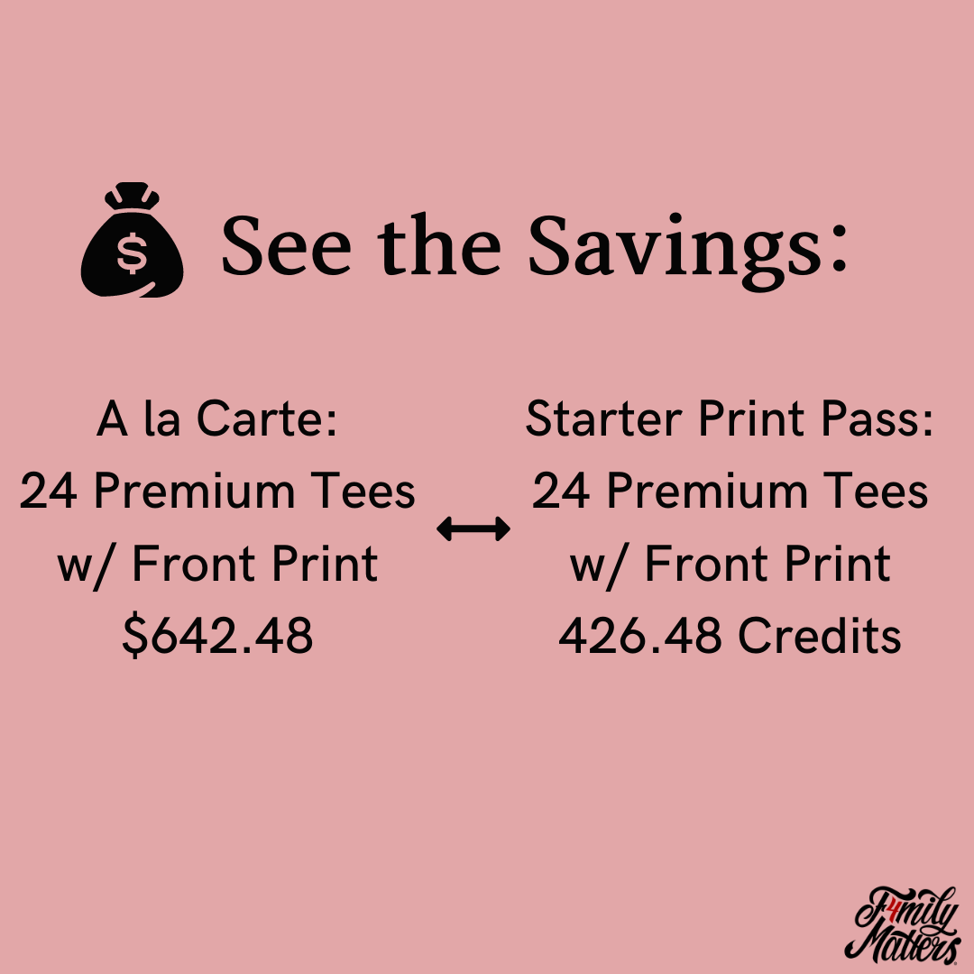 Starter Print Pass