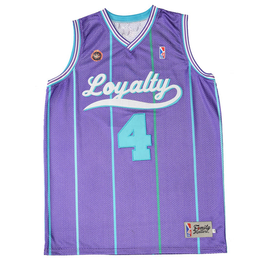 The Loyalty Basketball Jersey in Purple