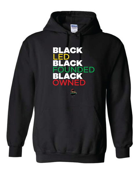 Black Founded Hoodie