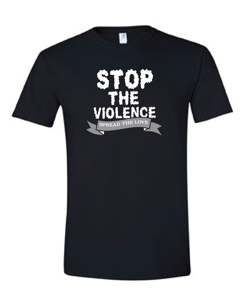 The stop the violence, Spread The Love T-shirt In Black