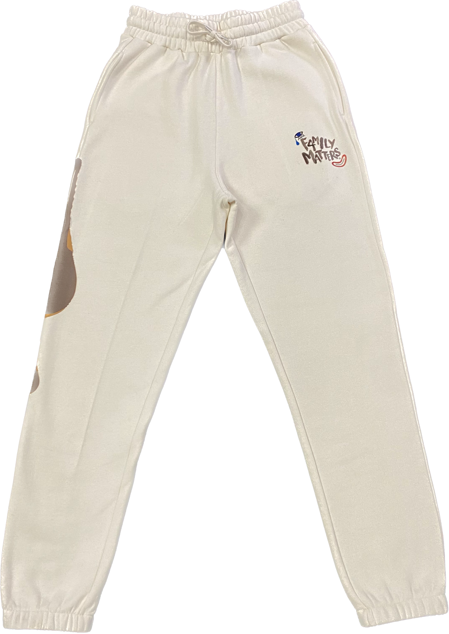 WCFL Sweat Pants In Cream