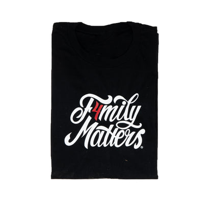 F4mily Matters Script Logo Tee