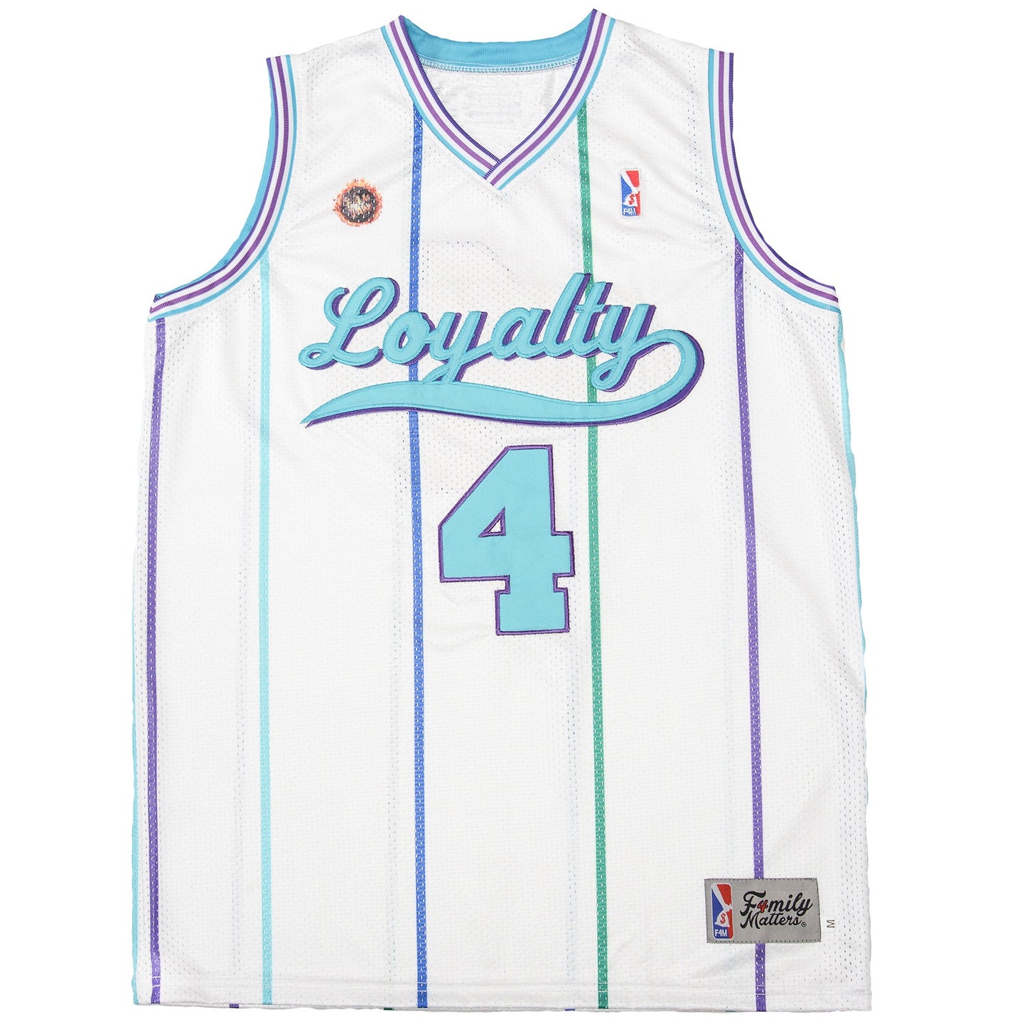 The Loyalty Basketball Jersey in White