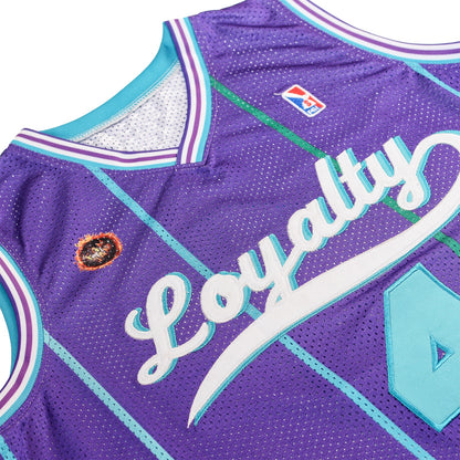 The Loyalty Basketball Jersey in Purple